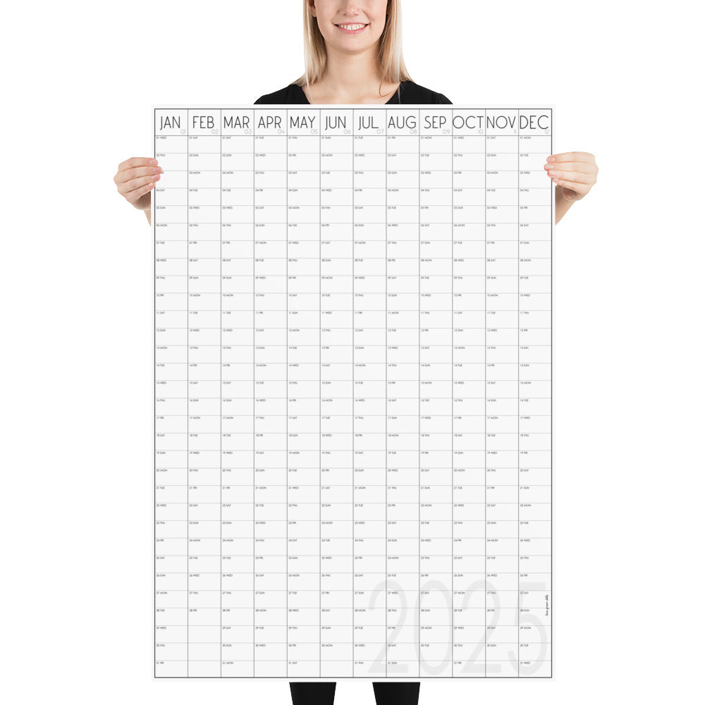 Giant 2025 Vertical Wall Planner