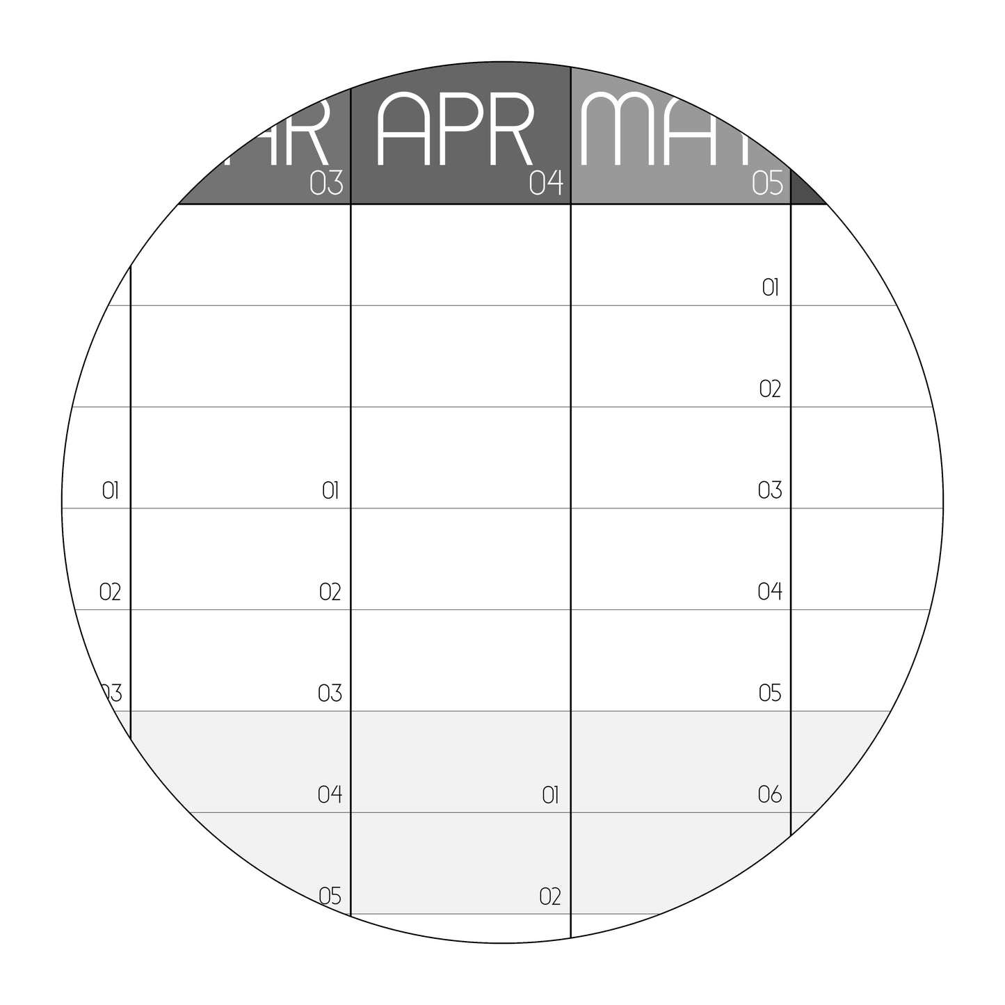 Giant 2025 Vertical Wall Calendar