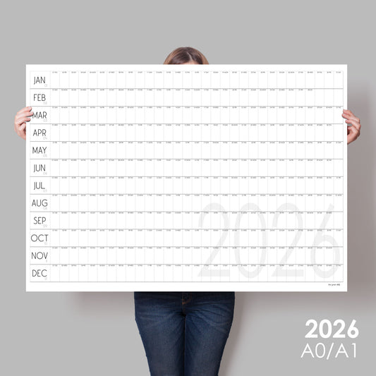 Giant Wall Calendar 2026, DECO A0