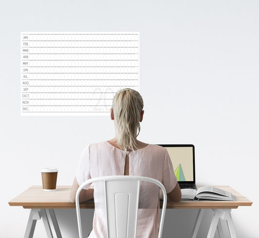 Minimalist Wall Planner 2025, A2 Size