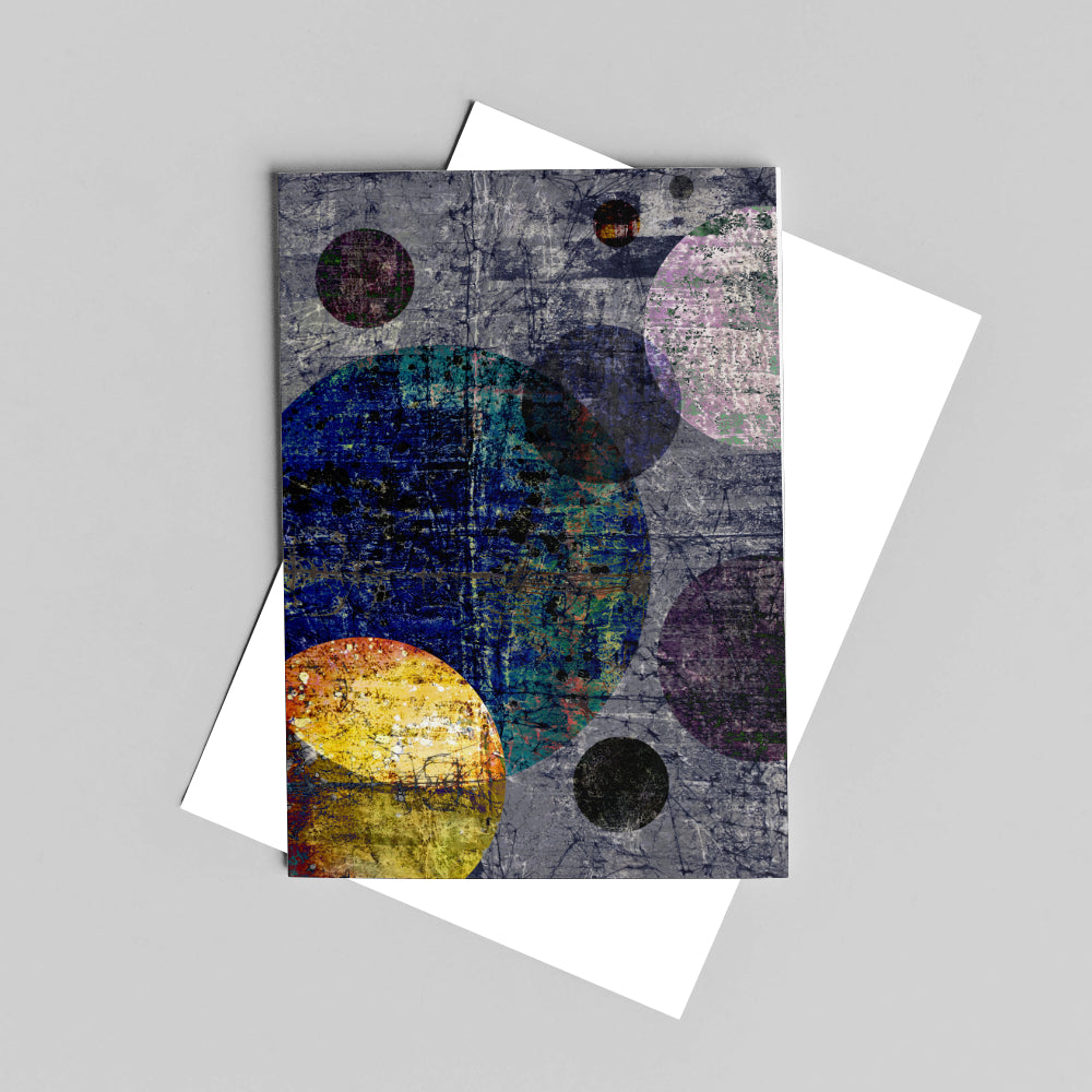 Resist Planets Greeting Card