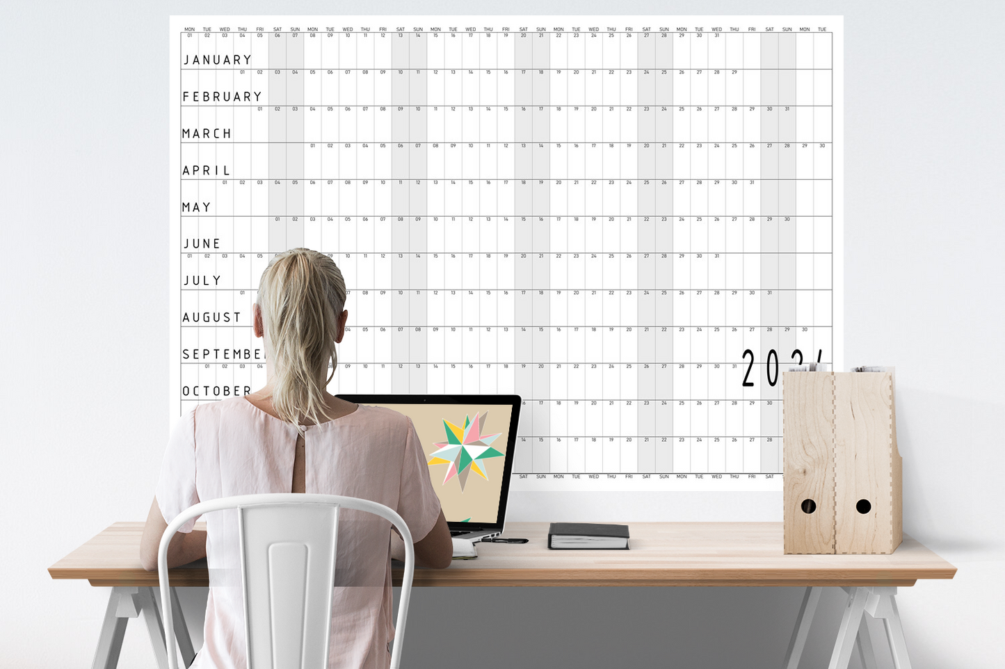A0 Wall Planner 2025, Robots