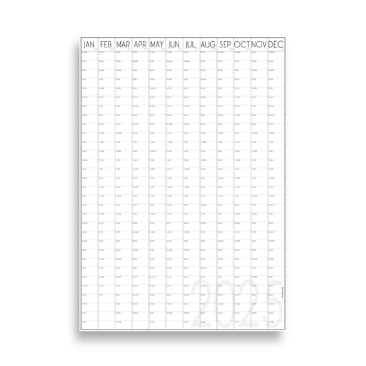 Giant 2025 Vertical Wall Planner