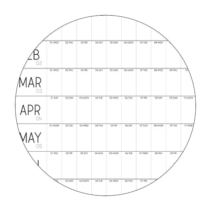 Giant Minimalist Wall Planner 2025, A0