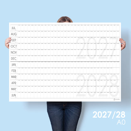 Extra Large Mid Year Planner 2027/2028 | A0 and A1