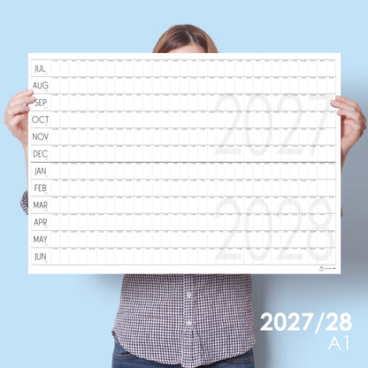 Extra Large Mid Year Planner 2027/2028 | A0 and A1