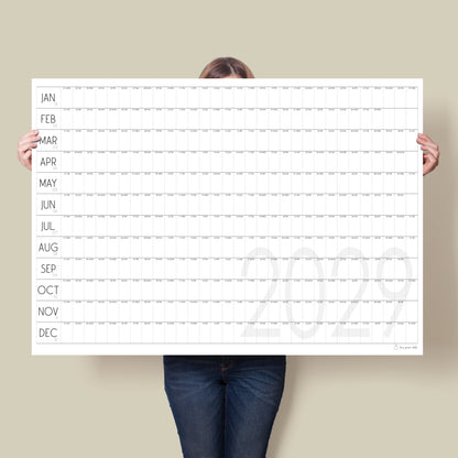 Giant Wall Calendar 2029 | A0 & A1 | DECO