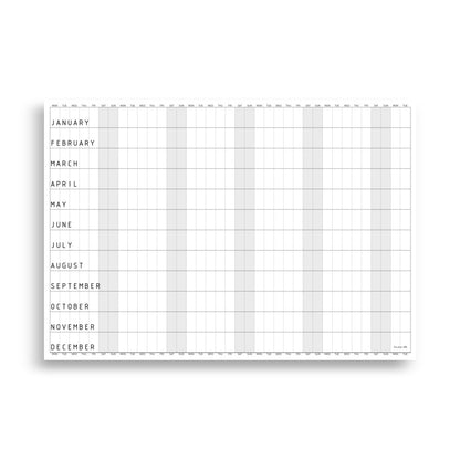 Giant Any Year Wall Planner, Blank A0/A1 Calendar