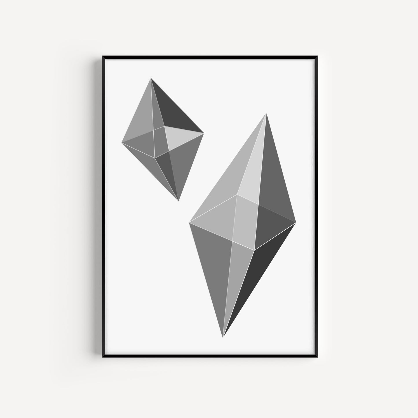 Monochrome Wall Art, Diamond