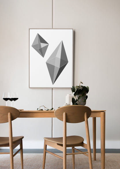 Monochrome Wall Art, Diamond