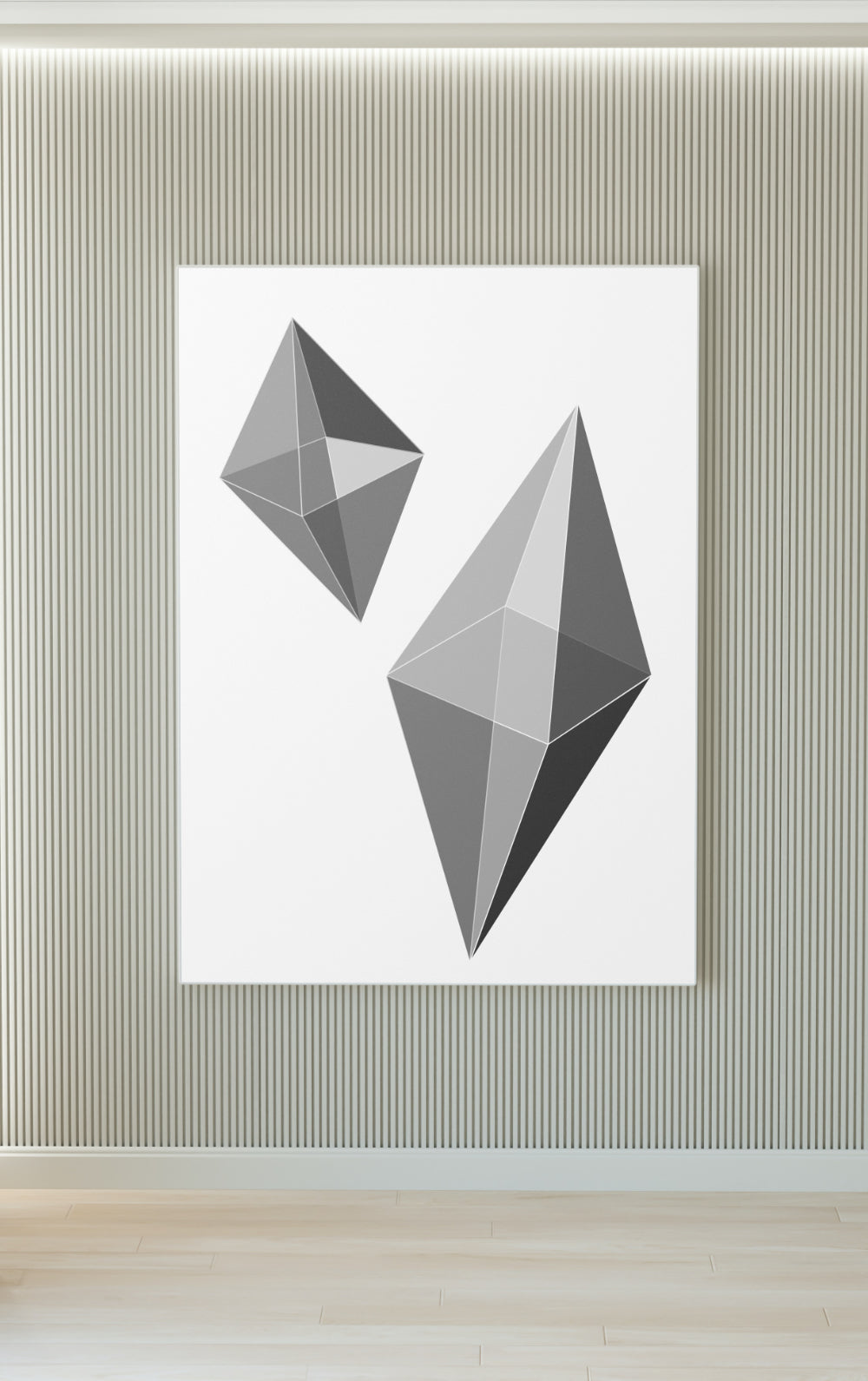 Monochrome Wall Art, Diamond