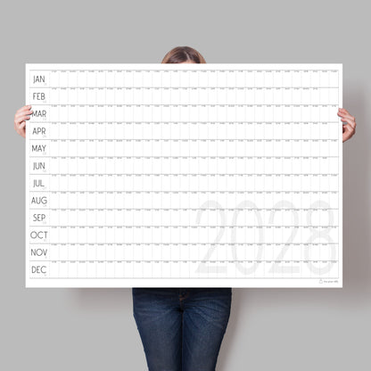 Giant Wall Calendar 2028, Minimalist wall calendar, A0 and A1