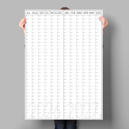 Giant Mid-year Wall Planner 2026 to 2027 | A0 & A1