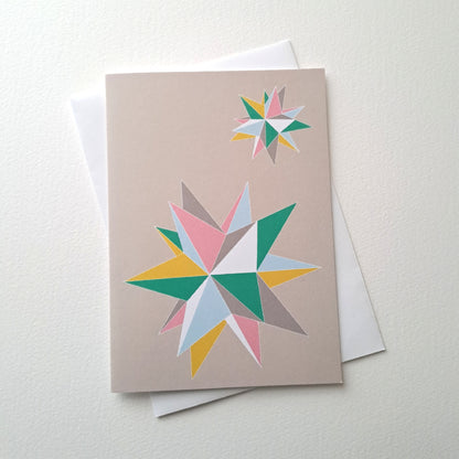 Pastel Diamonds Greeting Card